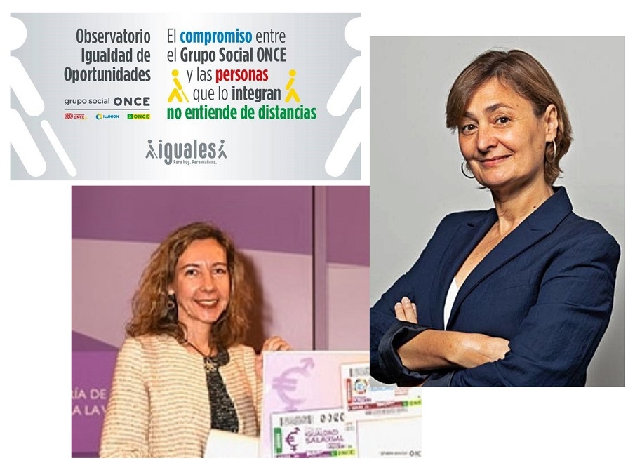 Lema del seminario junto a las imágenes de Patricia Sanz, a la izquierda, y Mª Luz Rodríguez, a la derecha