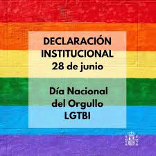 Cartel de la Declaración del Día del Orgullo LGTBI
