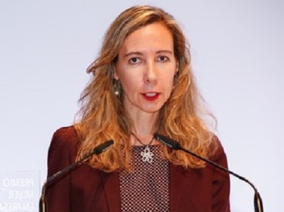 Patricia Sanz durante una intervención pública reciente