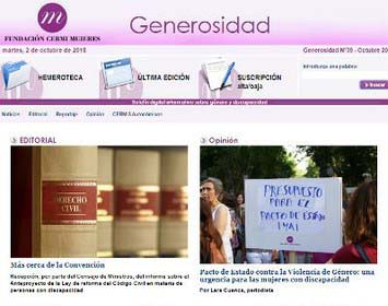 Portada boletín generosidad