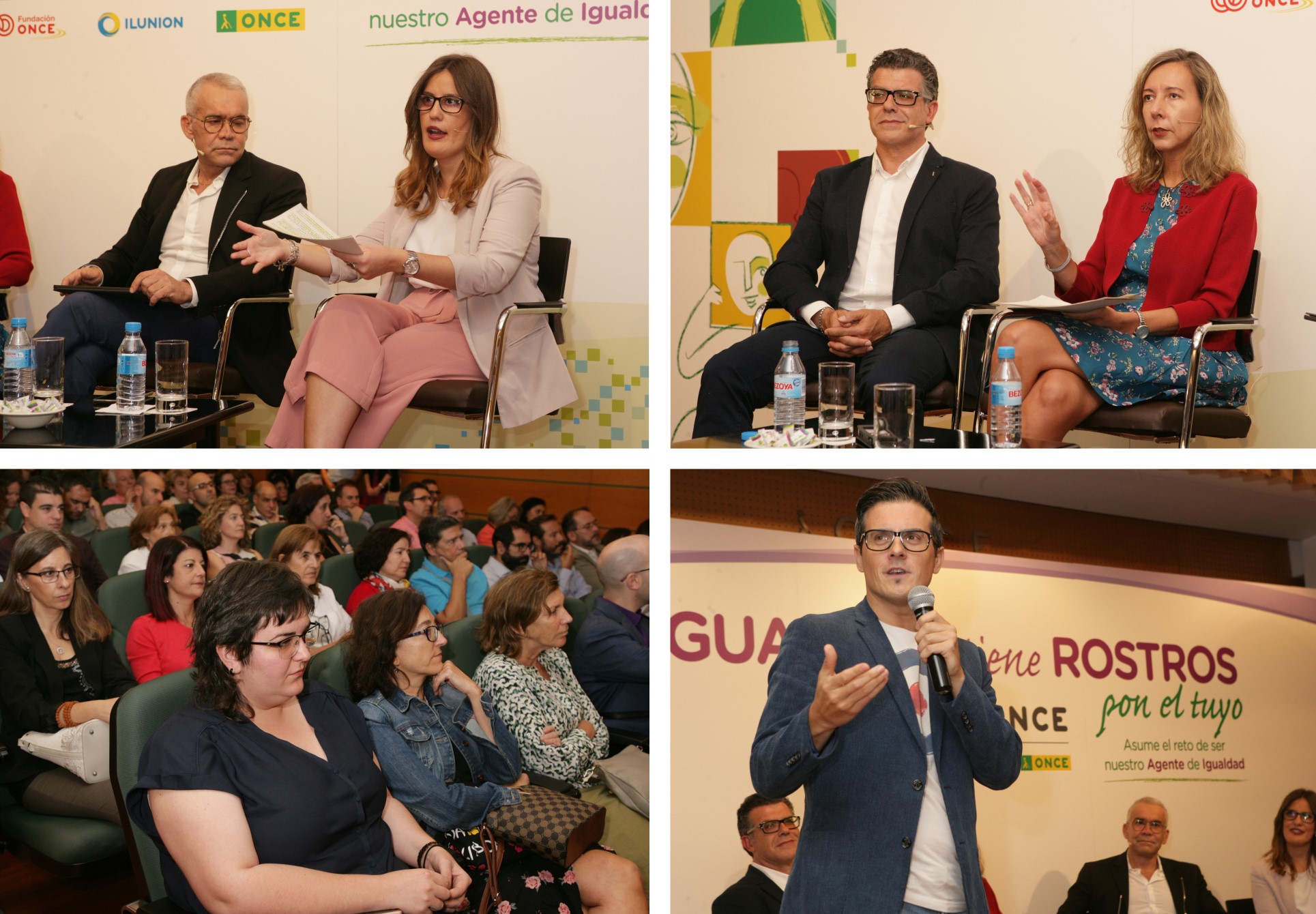 Participantes en el acto de presentación del Agente de Igualdad de la ONCE