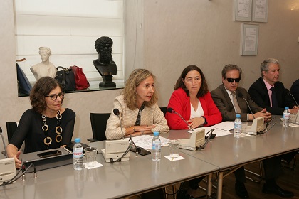 Patricia Sanz junto a Teresa Quirós y Susana Graupera 