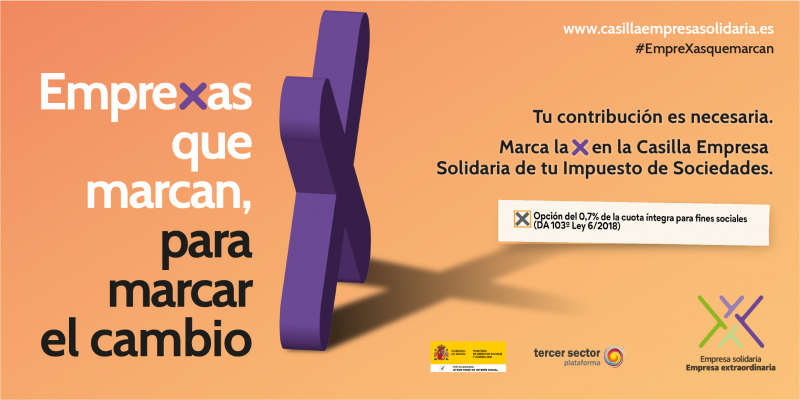 Diapositiva de la campaña EmpreXa Solidaria