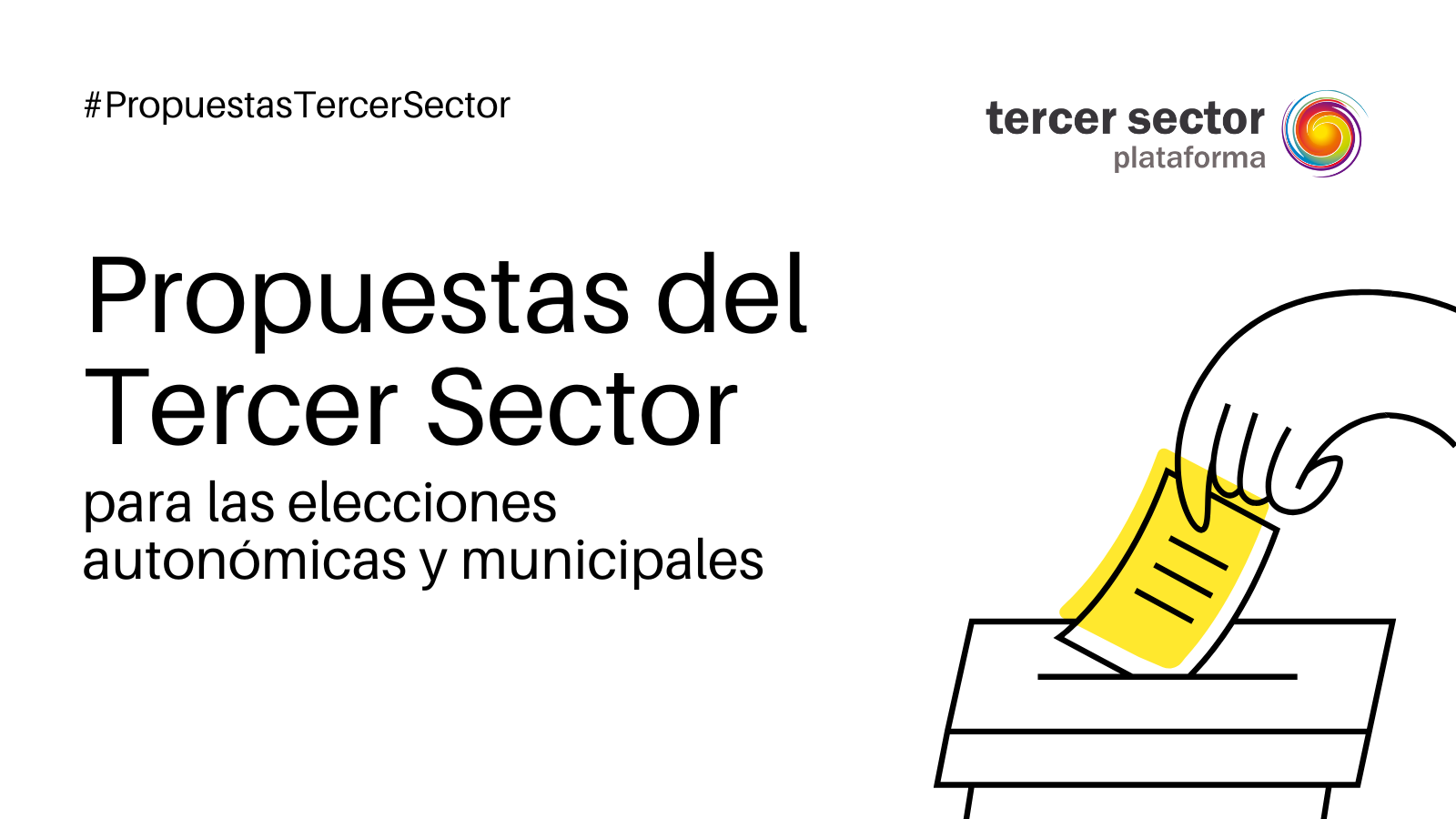 Gráfica de la propuesta de la PTS para las elecciones autonómicas y municipales