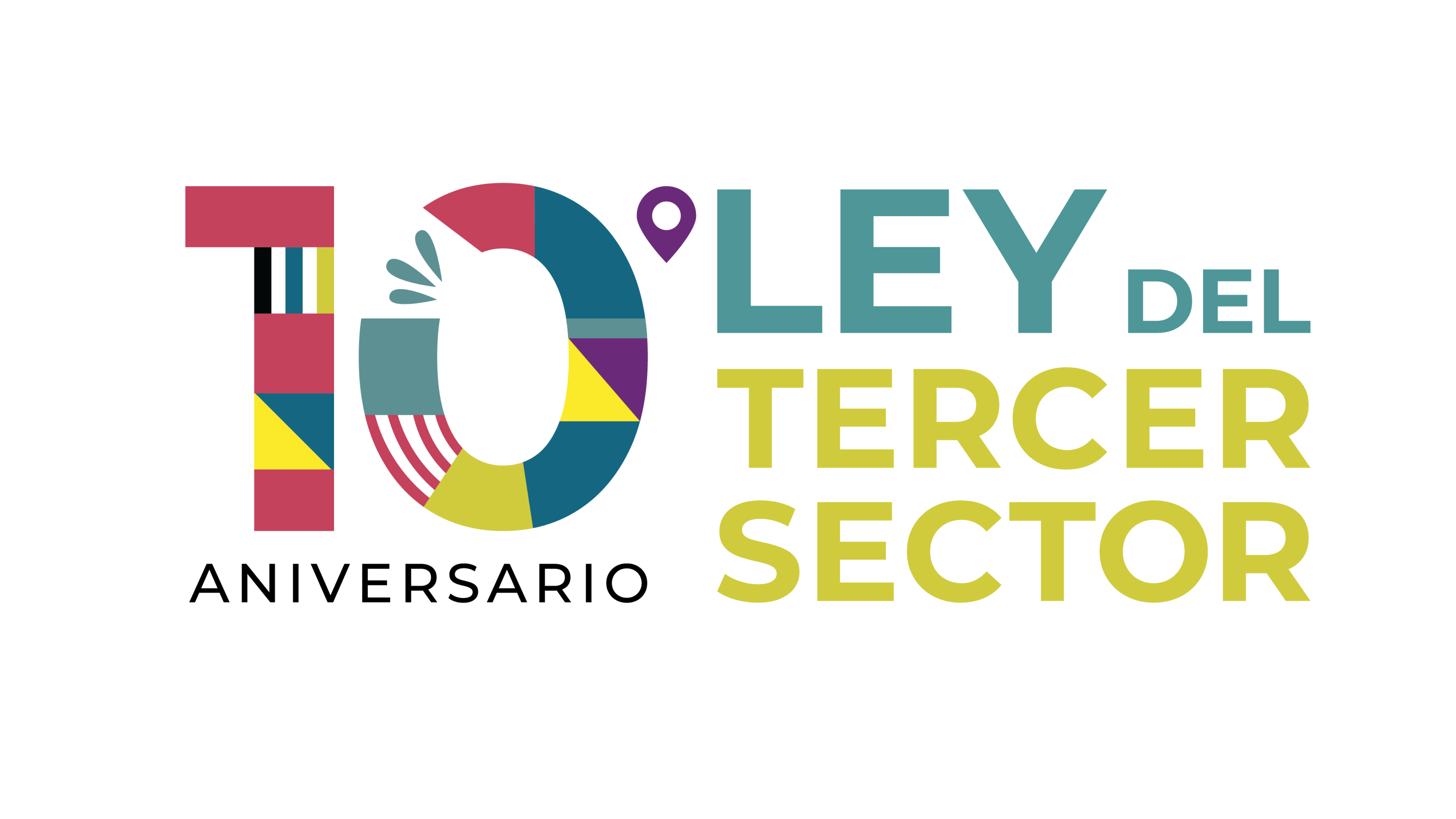 Logo del 10º aniversario del Tercer Sector