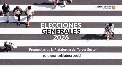 Diapositiva cartel de las propuestas electorales del Tercer Sector