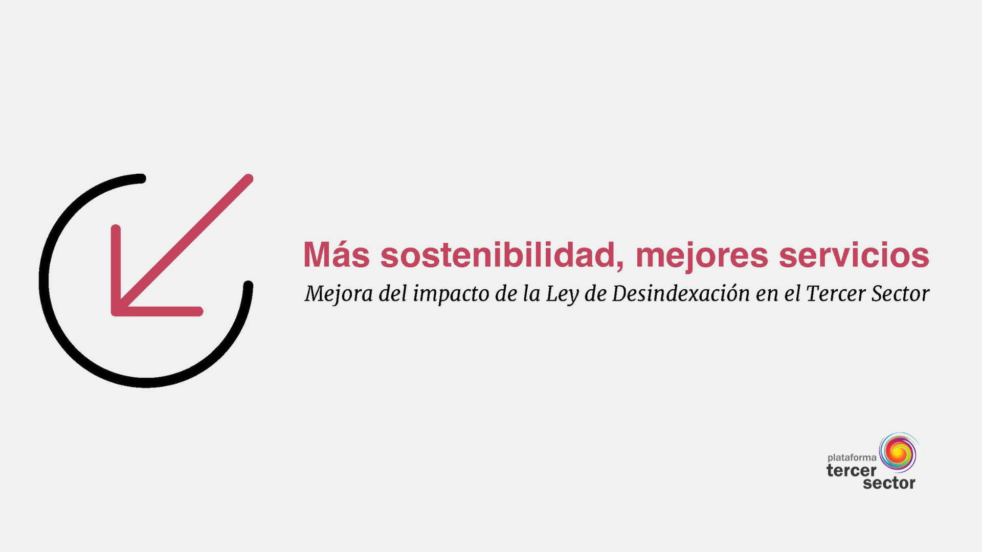 Diapositiva con la petición de la PTS