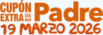 Cupón Extra Día del Padre. 19 de marzo.