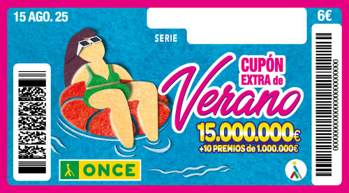 Cupón premiado del Extra de Verano.