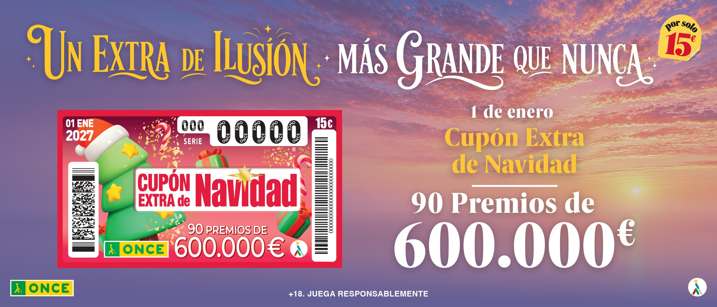 Extra de Navidad de la ONCE 2026