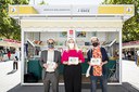 Presentación de Mira, durante la Feria del Libro de Madrid