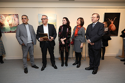 Imagen de la inauguración de la exposición de los 30 años del Museo Tiflológico
