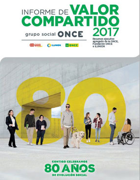 Portada Informe de Valor Compartido Grupo Social ONCE 2017