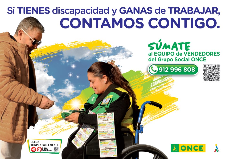 Si tienes ganas de trabajar y discapacidad, contamos contigo