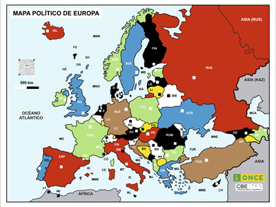Foto de MAPA POLITICO DE EUROPA CBE