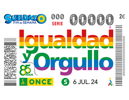Cupón de la ONCE dedicado al Orgullo