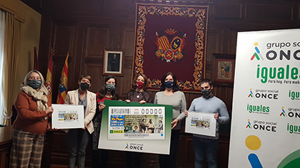 Presentación del cupón dedicado a las Bodas de Isabel de Segura