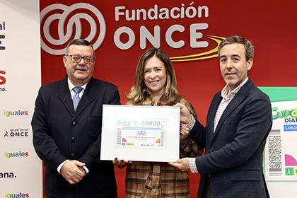 Presentación del cupón dedicado a la Plataforma de Organizaciones de Pacientes