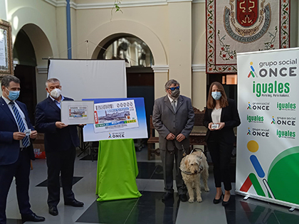 Presentación del cupón dedicado al gentilicio de Guadix