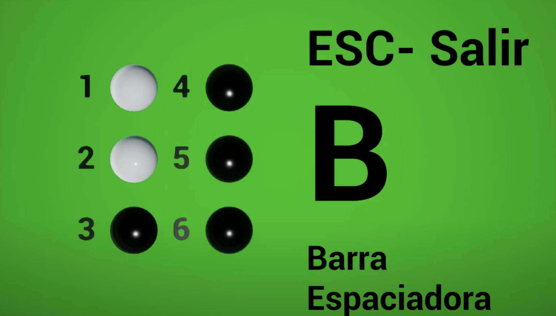 Captura de pantalla de Braille