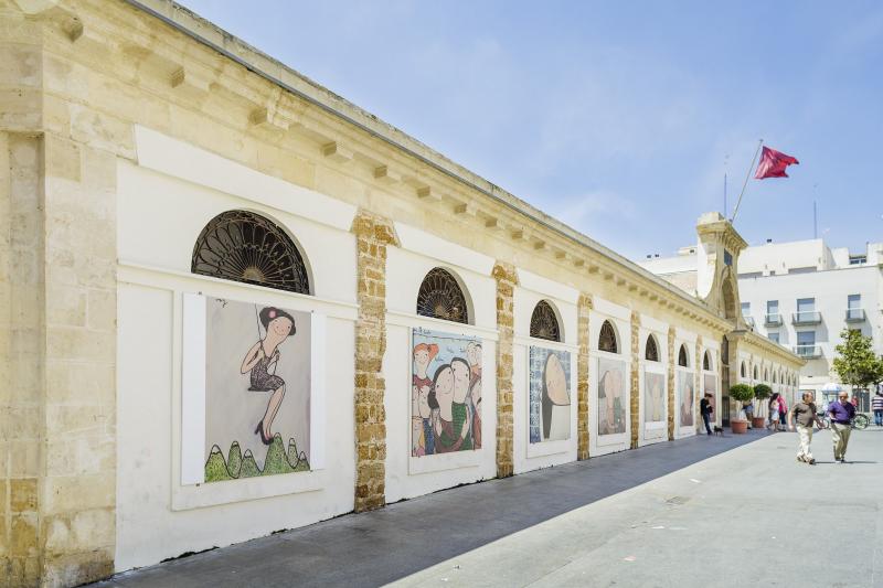 Mercado central, plaza de abastos, de Cádiz