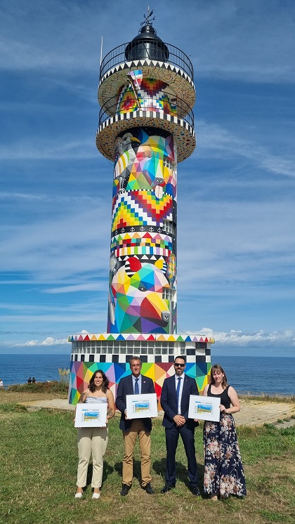 Cupón dedicado al faro de Ajo