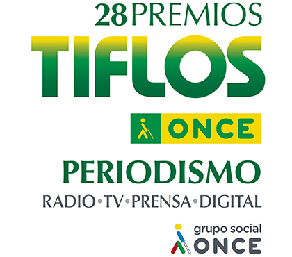 Logo 28 Premios Tiflos Periodismo ONCE