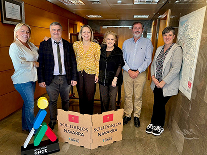 Foto del jurado de los Premios Solidarios Grupo Social ONCE Navarra 2025