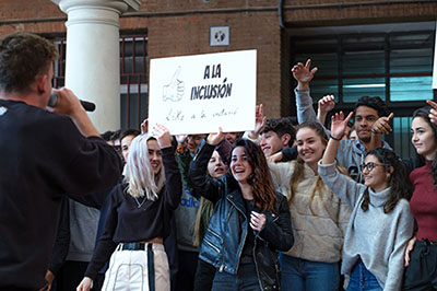 Actuación de Arkano en el Colegio Salesianos de Atocha (Madrid)