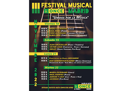 Cartel del III Festival Musical