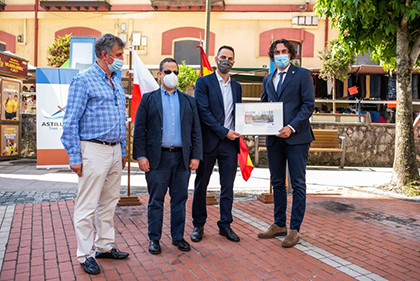 Presentación del cupón dedicado a Astillero