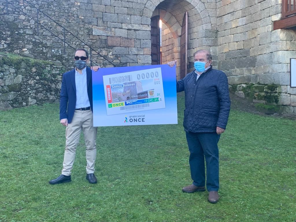 Presentación del cupón dedicado al gentilicio de O Bolo