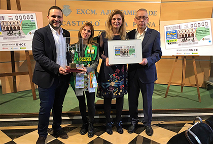 Presentacion del cupón dedicado a Castellon segunda ciudad accesible de la UE