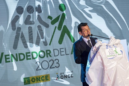 Ángel Sánchez en la gala
