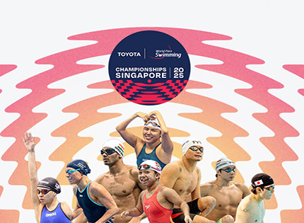 Logotipo del Campeonato del Mundo de Natación en Singapur