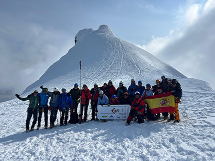 Expedición en la cumbre