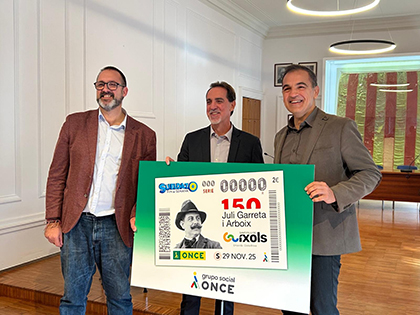 Presentación del cupón dedicado al compositor Juli Garreta