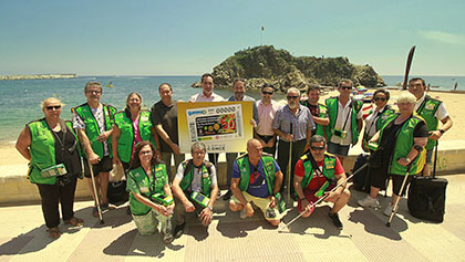 Presentación del Cupón de la  ONCE dedicado a los Focs de Blanes