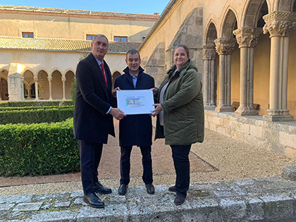 Presentación del cupón de la ONCE dedicado a Sta María la Real de Nieva