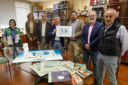Presentación del cupón dedicado al Centenario de El Periódico Extremadura