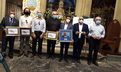 Presentación del cupón dedicado al Centenario de la Coronación de Nuestra Señora de Monserrate, patrona de Orihuela