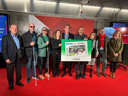 Presentación cupón dedicado al centenario del Metro de Barcelona de TMB