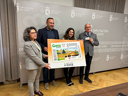 Presentación del cupón dedicado a Molinaseca