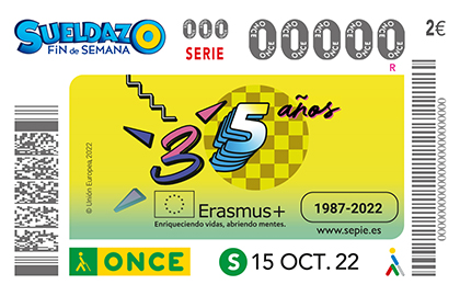 Cupón dedicado al 35 aniversario de Erasmus +