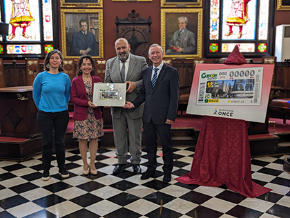 Presentación del cupón dedicado al Passeig de Sagrera-La Llotja de Palma
