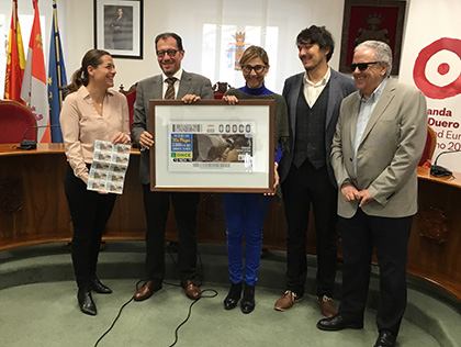 Presentación del cupón dedicado a las Bodegas Subterráneas de Aranda de Duero