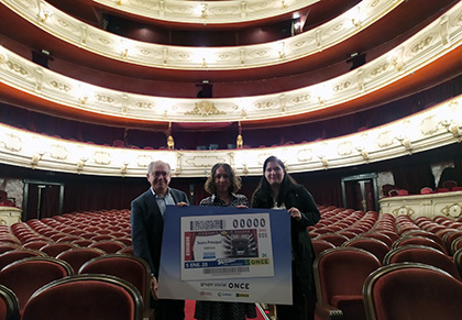 Presentación del cupón dedicado al Teatre Principal de Valencia