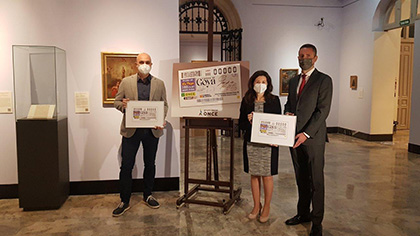 Presentación del cupón dedicado al 275 aniversario del nacimiento de Goya