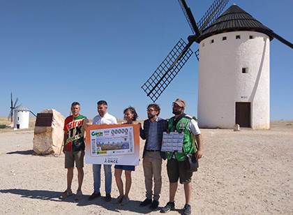 Presentación del cupón dedicado a Campo de Criptana, Ciudad Real