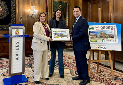 Presetación del cupón dedicado al Centro Histórico de Avilés